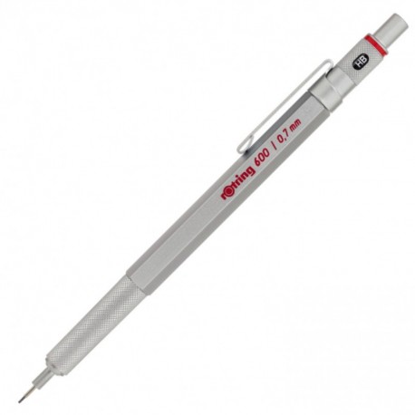 Rotring 600 SLV MP - Portaminas 0,7 mm , color plateado