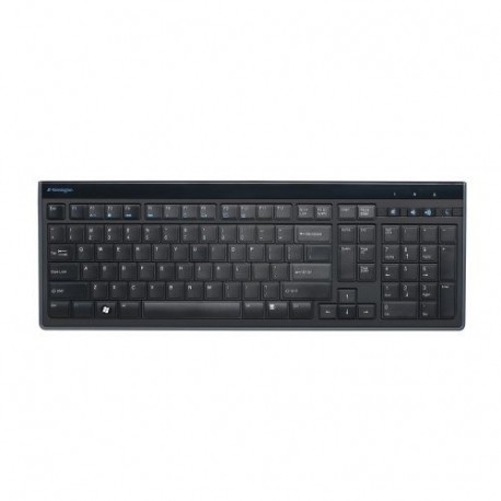 Kensington Advance Fit USB QWERTY Internacional de EE.UU. Negro - Teclado USB, Oficina, QWERTY, Internacional de EE.UU, PC/s