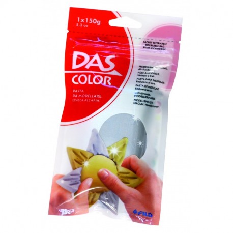 DAS 385116 - Pasta de modelar, color plata