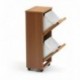 Arredamenti Italia 872 - Mueble para reciclaje de basura, madera, 2 contenedores extraíbles, color madera de cerezo "Ar-It il