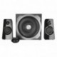 Trust Tytan 2.1 - Set de altavoces de ordenador 2.1, subwoofer de 120 W , negro