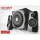 Trust Tytan 2.1 - Set de altavoces de ordenador 2.1, subwoofer de 120 W , negro