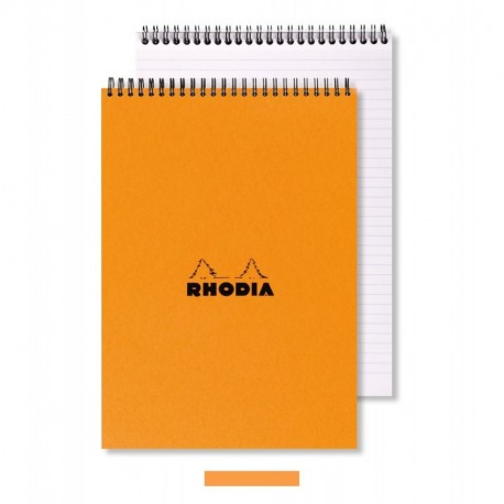 Rhodia Classic - Cuaderno con espiral, Dot Grid, 210 x 297, Naranja