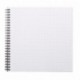 Clairefontaine 119960C - Cuaderno reversible 5x5, 160 páginas, 21 x 21 cm, negro