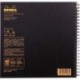 Clairefontaine 119960C - Cuaderno reversible 5x5, 160 páginas, 21 x 21 cm, negro