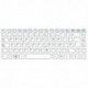 Perixx PERIBOARD-407 Mini Teclado USB Español - Teclas Tipo Chiclet - Color Piano Blanco