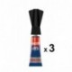 Loctite Super Glue-3 Minitrio, adhesivo universal instantáneo, 3 x 1 gr
