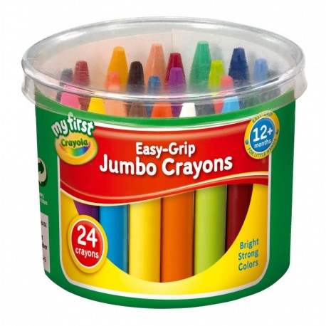 Crayola My First Cubo de 24 ceras de colores