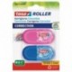 Pack de 2 mini rollers corrector desechable tesa 6 m x 5 mm 