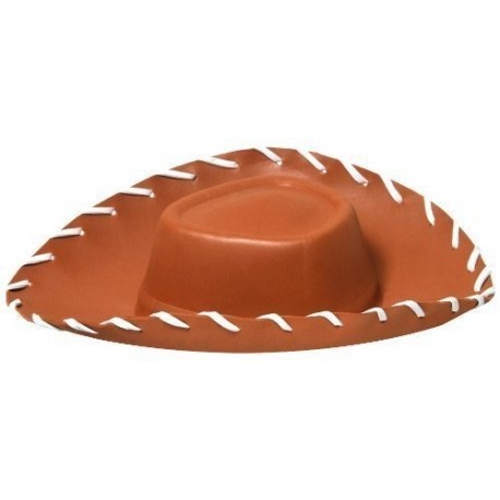 Sombrero de Vaquero de Goma EVA Marrón Para Niños Woody de Toy Story Fiesta de Disfraces