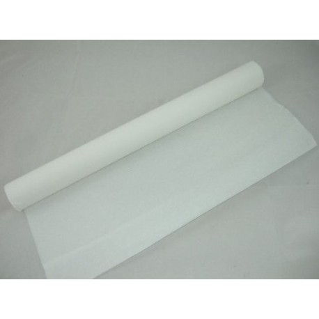 1 Blanco. Rollo de papel Crepe. 50cm x 10metros. 14 colores vibrantes siempre en stock