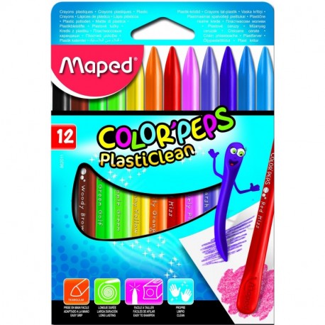 ColorPeps Plasticlean Lápices de colores en caja de cartón