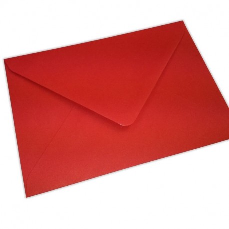 50 Poppy rojo C6 – 114 mm x 162 mm 100 gsm de sobres de correo gratuito