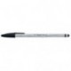 BIC Cristal STYLUS, Bolígrafo 0,4 mm, función Touchpen, en blíster individual y expositor de 12 blísteres , color negro