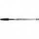 BIC Cristal STYLUS, Bolígrafo 0,4 mm, función Touchpen, en blíster individual y expositor de 12 blísteres , color negro