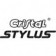 BIC Cristal STYLUS, Bolígrafo 0,4 mm, función Touchpen, en blíster individual y expositor de 12 blísteres , color negro