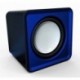 Omega OG01B - Altavoces 2.0, 6 W, con MiniJack y USB, color azul [España]