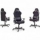 Robas Lund, DX Racer 5 - Silla de escritorio/oficina/ gaming, 74 x 52 x 123-132 cm, madera, con ruedas, altura ajustable, tap