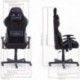 Robas Lund, DX Racer 5 - Silla de escritorio/oficina/ gaming, 74 x 52 x 123-132 cm, madera, con ruedas, altura ajustable, tap