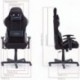 Robas Lund, DX Racer 5 - Silla de escritorio/oficina/ gaming, 74 x 52 x 123-132 cm, madera, con ruedas, altura ajustable, tap