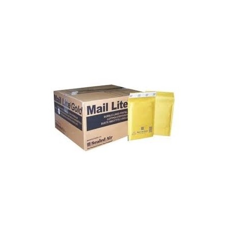 Mail Lite GOLD- 100 Sobres acolchados con burbujas Tamaño A/000 110mm x 160mm 