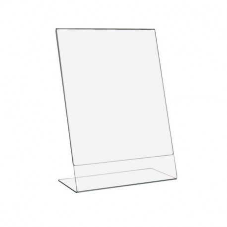 10 pieza DIN A4 L Soporte de/expositor/ – Expositor verticales de acrílico transparente con brillante lado bordes pulidos – z
