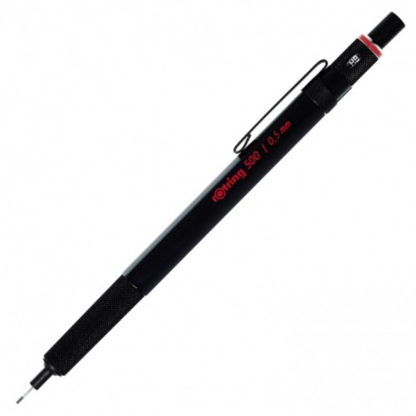 Rotring 500 - Portaminas, color negro 0,5 mm 