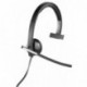 Logitech H650e Mono Monoaural Diadema Negro auricular con micrófono - Auriculares con micrófono Centro de llamadas/Oficina, 