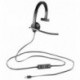 Logitech H650e Mono Monoaural Diadema Negro auricular con micrófono - Auriculares con micrófono Centro de llamadas/Oficina, 