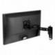 ARCTIC W1B - Soporte de pared con brazo extensible para pantalla plana o monitor de 13 a 43” y máx. 20 Kg. Rotación 360º, Neg