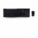 Logitech MK270 - Pack de teclado y ratón 2.4 GHz, inalámbrico, Windows, QWERTY Español , negro