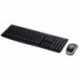Logitech MK270 - Pack de teclado y ratón 2.4 GHz, inalámbrico, Windows, QWERTY Español , negro