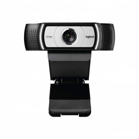 Logitech C930e - Webcam, color negro y gris