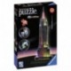 Ravensburger 12566 1- Puzzle 3D Building: Empire State Building Night Edition, Multicolor