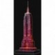 Ravensburger 12566 1- Puzzle 3D Building: Empire State Building Night Edition, Multicolor