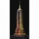 Ravensburger 12566 1- Puzzle 3D Building: Empire State Building Night Edition, Multicolor
