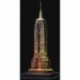 Ravensburger 12566 1- Puzzle 3D Building: Empire State Building Night Edition, Multicolor