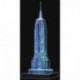 Ravensburger 12566 1- Puzzle 3D Building: Empire State Building Night Edition, Multicolor