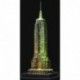Ravensburger 12566 1- Puzzle 3D Building: Empire State Building Night Edition, Multicolor