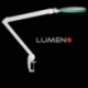 Lumeno Lámpara lupa, lámpara de trabajo, lámpara cosmética con 96 LEDs, verde, 721XGN, para salones de cosmética, consultas, 