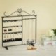 SONGMICS Soportes para Joyas Organizador de Pendientes Negro JDS005B