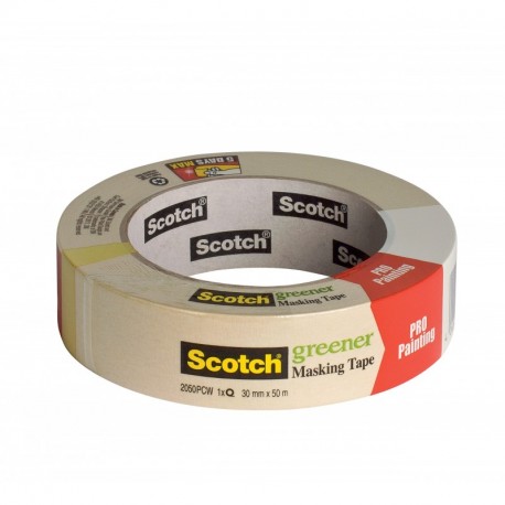 Scotch 20503050 Cinta adhesiva, 30 mm x 50 m, color beige