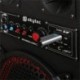 Skytec SPB-210 Sonido profesional Pareja de Altavoces autoamplificados DJ 25cm 10" 1200W aux USB, SD CD, MP3 Asas y ruedas 