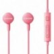 Samsung HS130 - Auriculares de botón con micrófono, control remoto integrado , rosa- Versión española