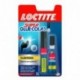 Loctite Super Glue-3, adhesivo instantáneo plasticos dificiles, 1 x 2gr+4ml