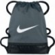 Nike Nk Brsla Gmsk Bolsa de Cuerdas, Hombre, Gris Flint Grey/Black/White , Talla Única