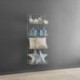 Panel expositor de rejilla para pared, 1220 mm