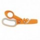 Fiskars Amplify RazorEdge tela tijeras, color naranja 6-inch