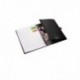 Leitz Bebop - Cuaderno 80 hojas, Negro, A4, Encuadernación espiral, 255 mm, 19 mm 