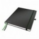 Leitz 44730095 - Cuaderno A4, de cuadros , color negro